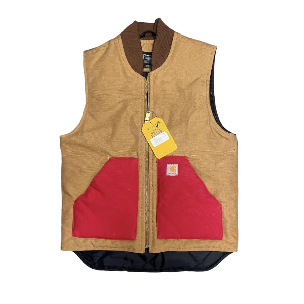 Carhartt Men's Brown and Red Vest